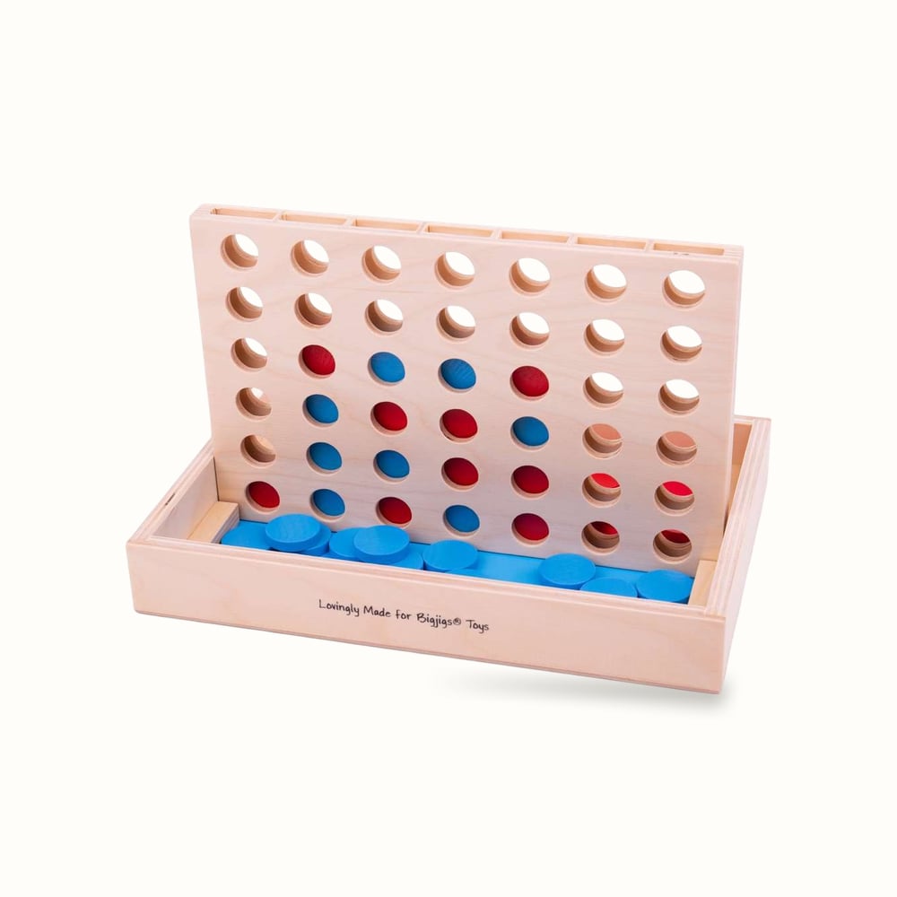 Four in a Row, Wooden — Bigjigs Toys