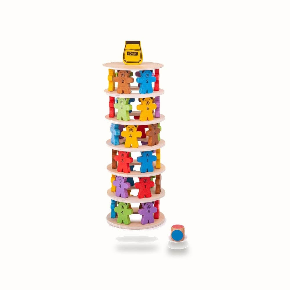 Tumbling Teddies Wooden Game — Bigjigs Toys