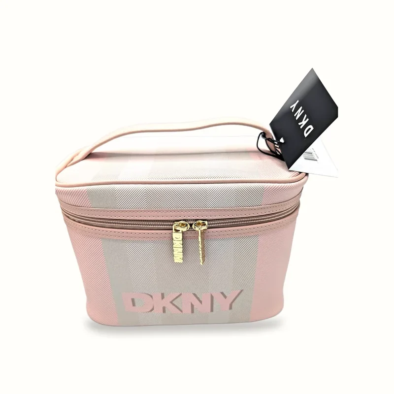 Striped vanity case &mdash; DKNY
