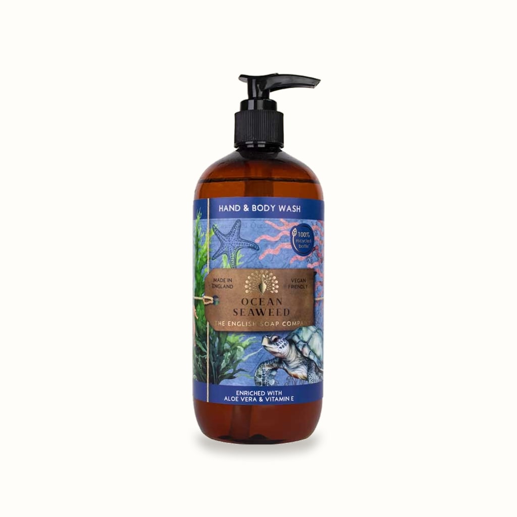 Anniversary Ocean Seaweed Hand and Body Wash, 500ml — The English Soap Company