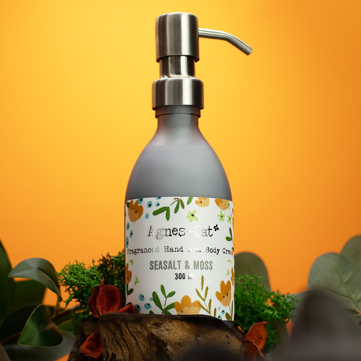Agnes + Cat Hand & Body Cream 300ml &mdash; Sea Salt & Moss