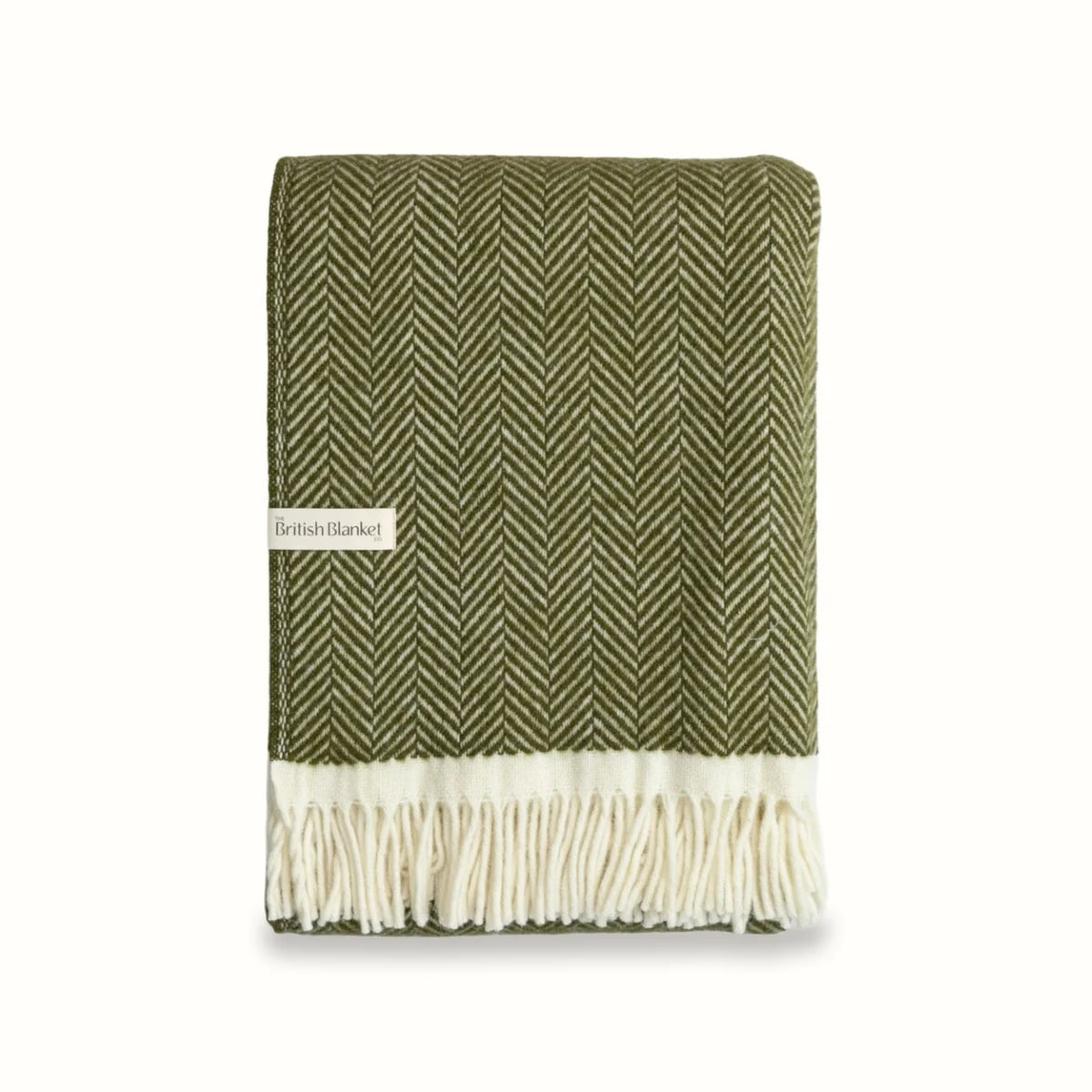 Clifton Herringbone Wool Blanket, Blaise — The British Blanket Company