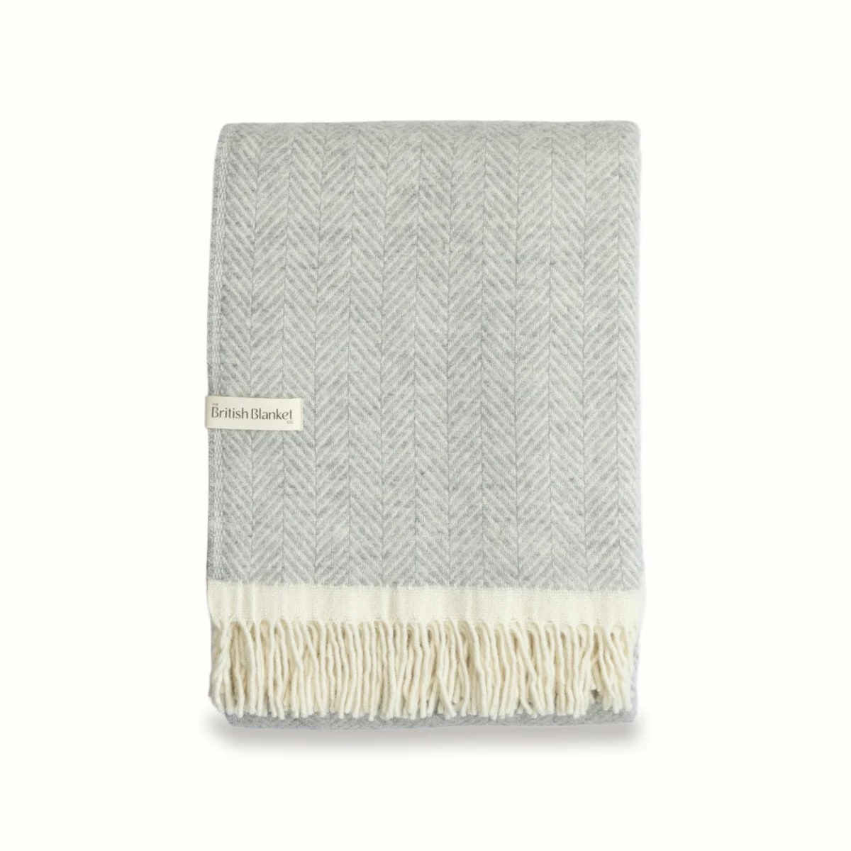 Clifton Herringbone Wool Blanket, Blanquette — The British Blanket Company