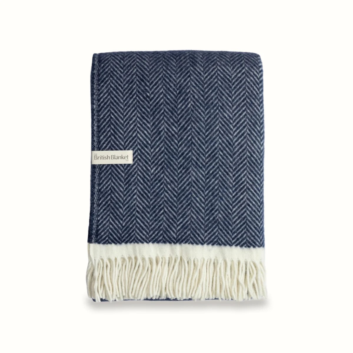 Clifton Herringbone Wool Blanket, Brunel — The British Blanket Company