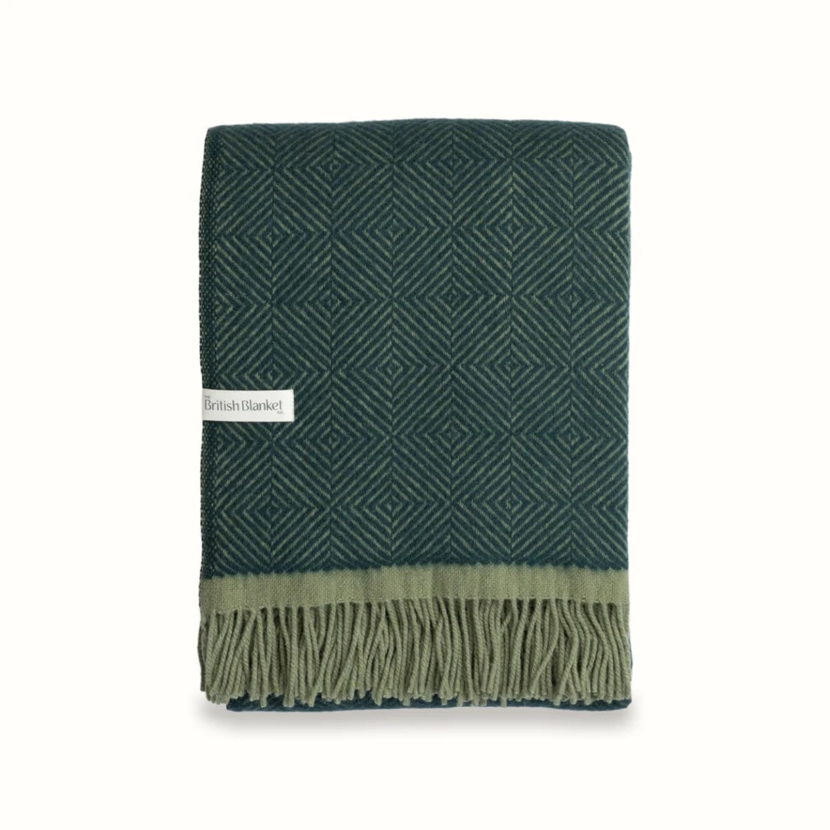 Wildweave Wool Blanket, Juniper and Moss — The British Blanket Company