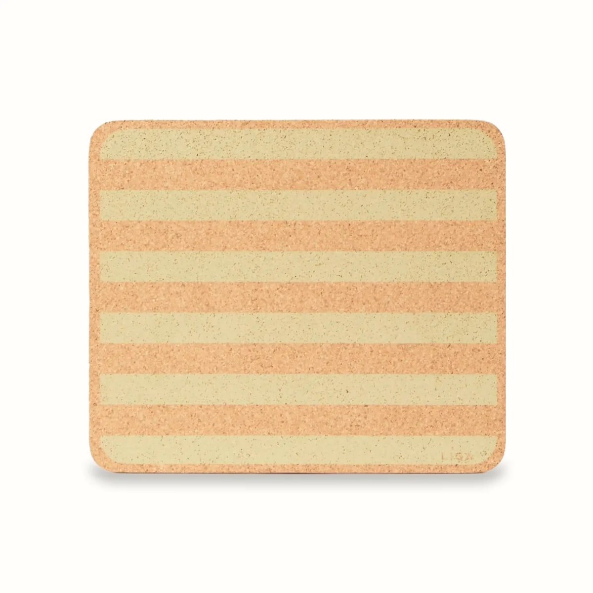 Cork Placemats, Candy Stripe Olive, set of four — LIGA