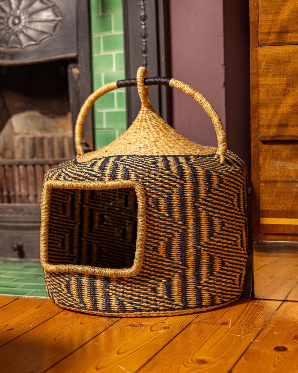 Zabzugu Handwoven Cat Basket — Hiro + Wolf