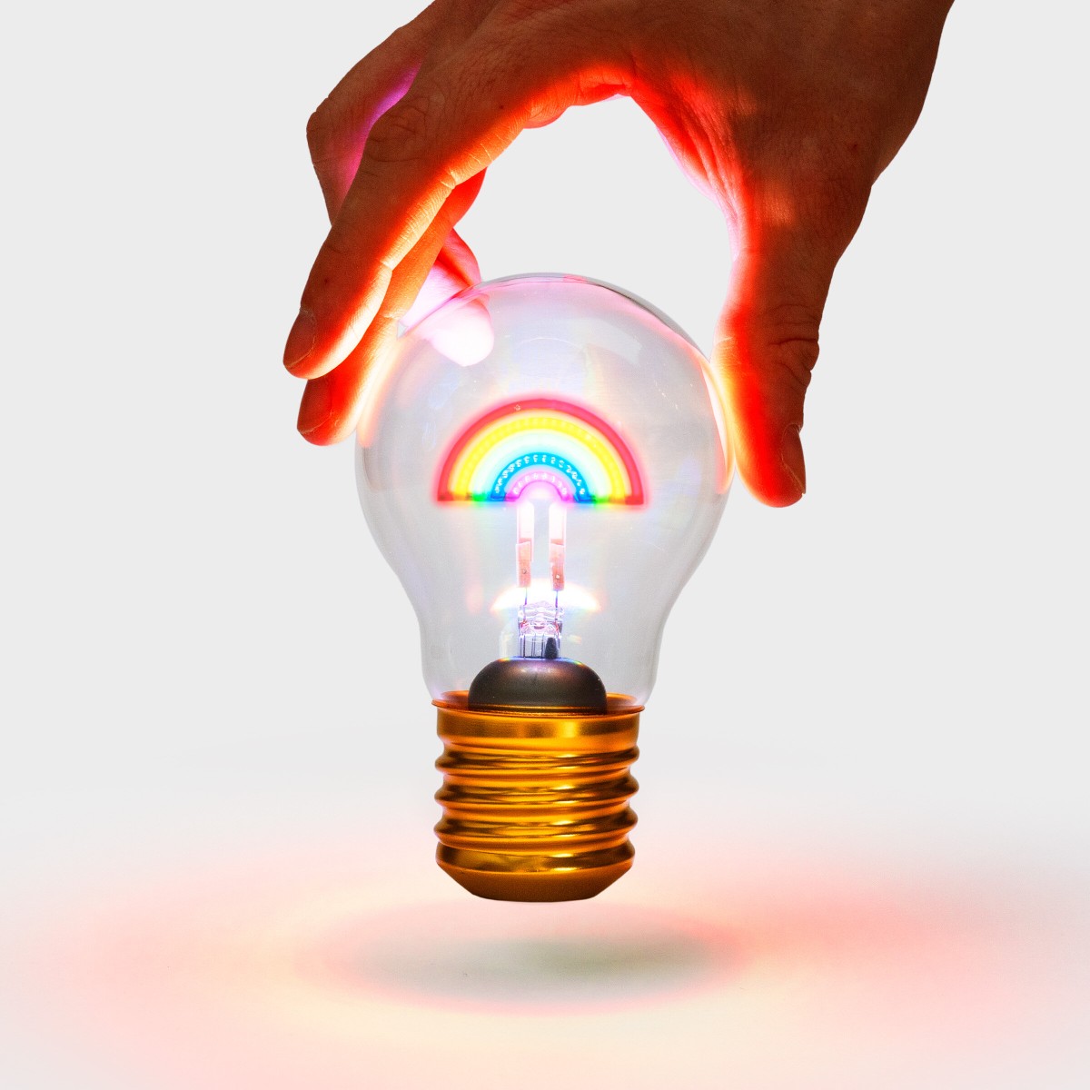 Cordless Rainbow Filament Bulb — Suck UK