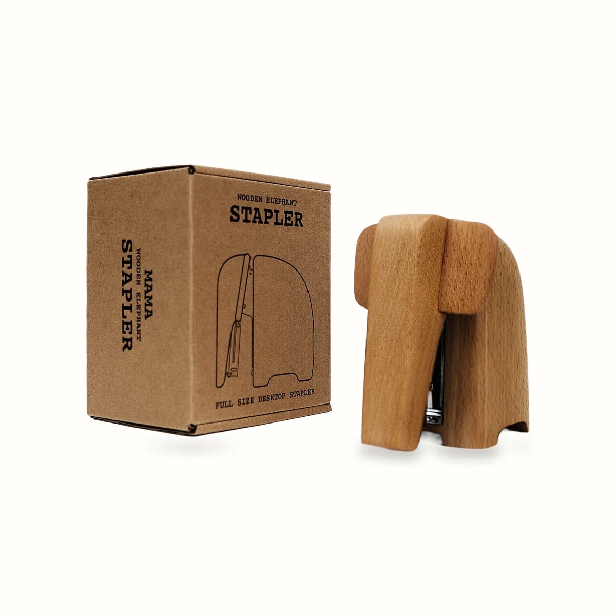 Beech Elephant Stapler, Small — Suck UK
